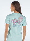 Simply Southern Lion Tracker Bow Mint - Adult & Kids T-Shirts, Sweatshirts & Hoodies apparel design preview 1