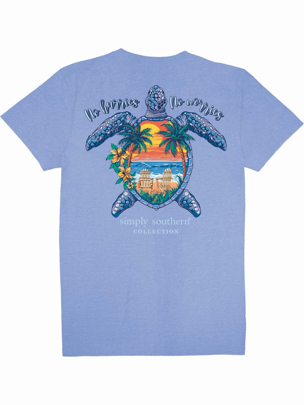 Simply Southern Turtle Tracker Beach Wave - Adult & Kids T-Shirts, Sweatshirts & Hoodies apparel design preview 2