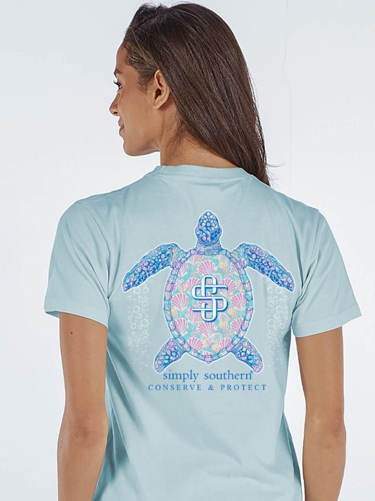 Simply Southern Turtle Tracker Shell Ice - Adult & Kids T-Shirts, Sweatshirts & Hoodies apparel design preview 1