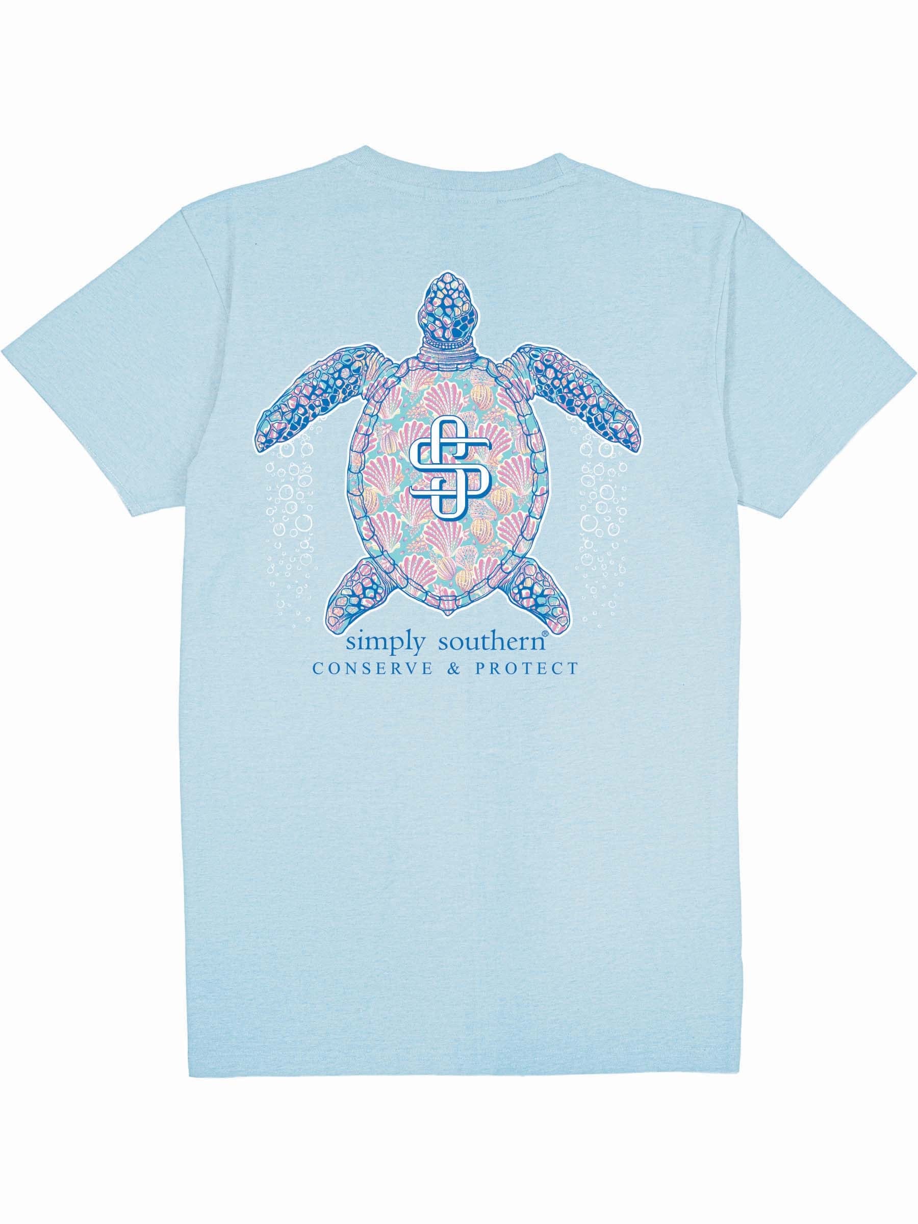 Simply Southern Turtle Tracker Shell Ice - Adult & Kids T-Shirts, Sweatshirts & Hoodies apparel design preview 2