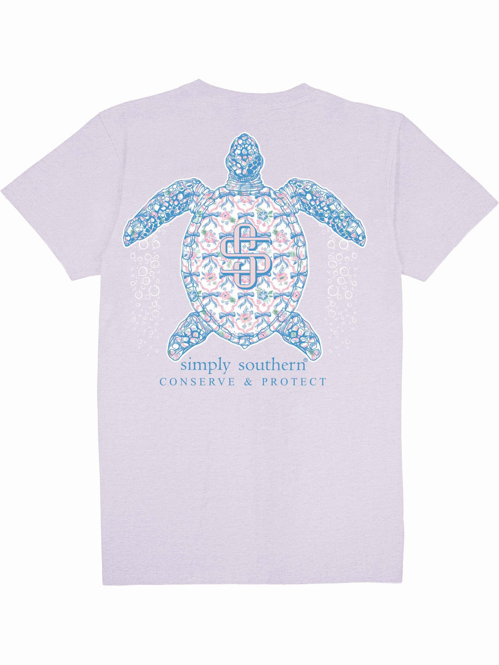 Simply Southern Turtle Tracker Bow Lilac - Adult & Kids T-Shirts, Sweatshirts & Hoodies apparel design preview 2