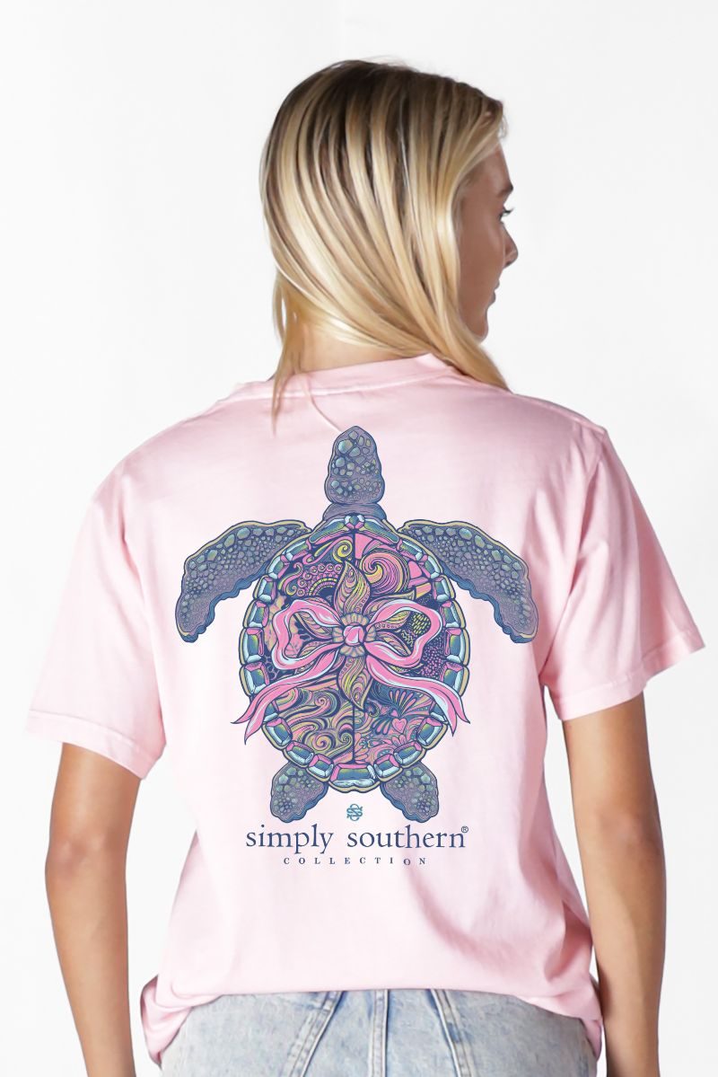Simply Southern Turtle Tracker Mandala Rosy - Adult & Kids T-Shirts, Sweatshirts & Hoodies apparel design preview 1