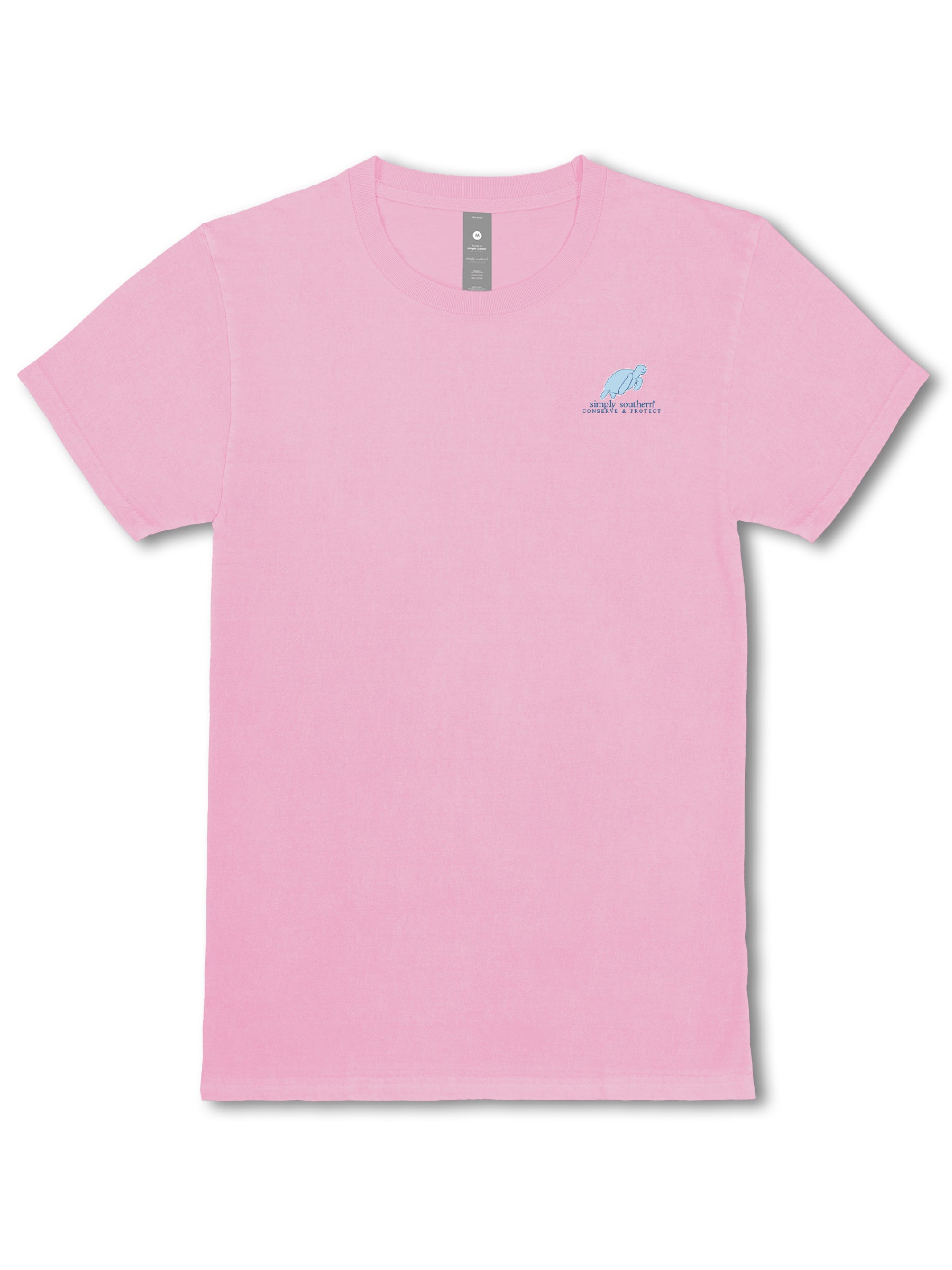 Simply Southern Turtle Tracker Quilted Washed Pink - Adult & Kids T-Shirts, Sweatshirts & Hoodies apparel design preview 2