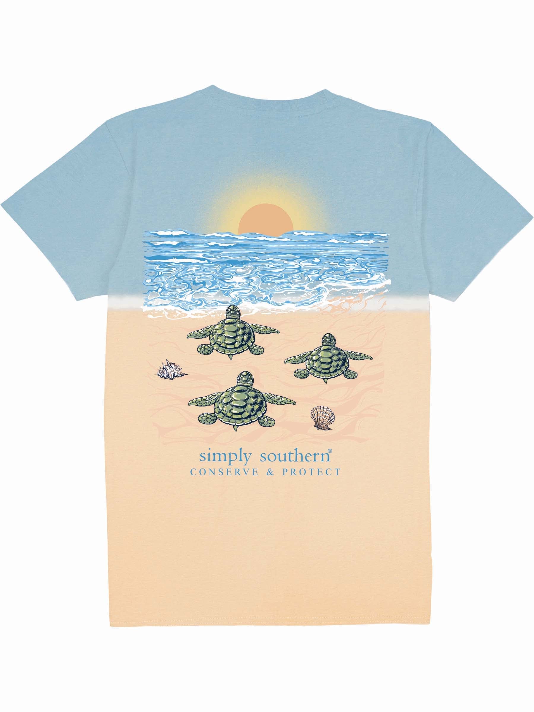 Simply Southern Turtle Tracker Hatch Splash Tie Dye - Adult & Kids T-Shirts, Sweatshirts & Hoodies apparel design preview 2