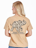 Simply Southern Elephant Tracker Camo Bisque - Adult & Kids T-Shirts, Sweatshirts & Hoodies apparel design preview 1