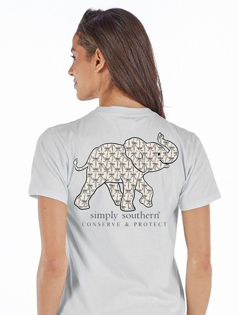 Simply Southern Elephant Tracker Bows Star - Adult & Kids T-Shirts, Sweatshirts & Hoodies apparel design preview 1
