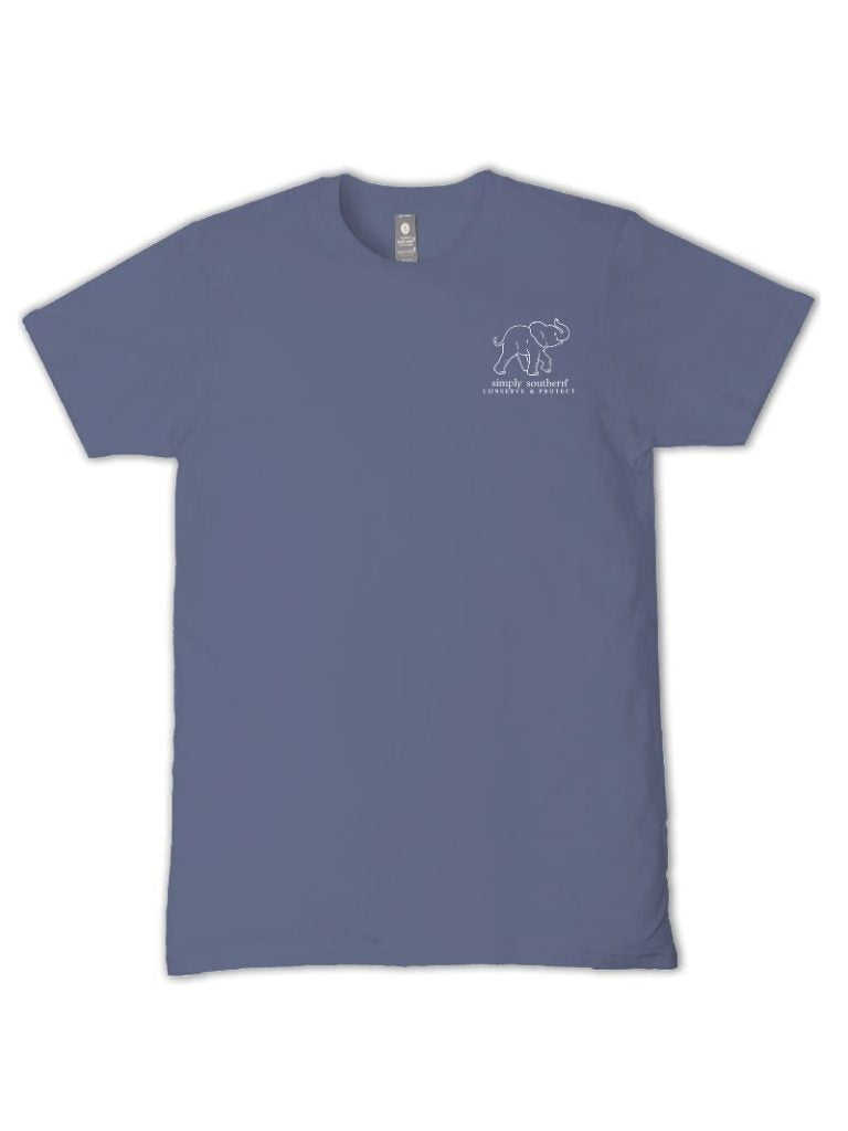 Simply Southern Elephant Tracker Cherry Denim - Adult & Kids T-Shirts, Sweatshirts & Hoodies apparel design preview 2