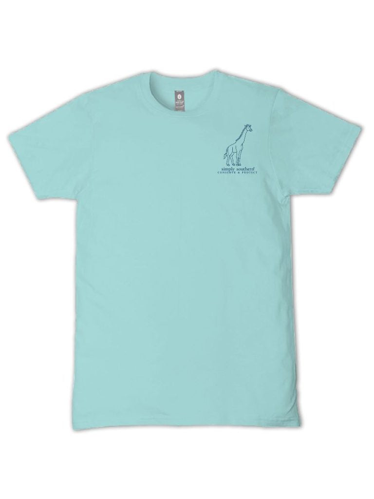 Simply Southern Giraffe Tracker Shell Aqua - Adult & Kids T-Shirts, Sweatshirts & Hoodies apparel design preview 2