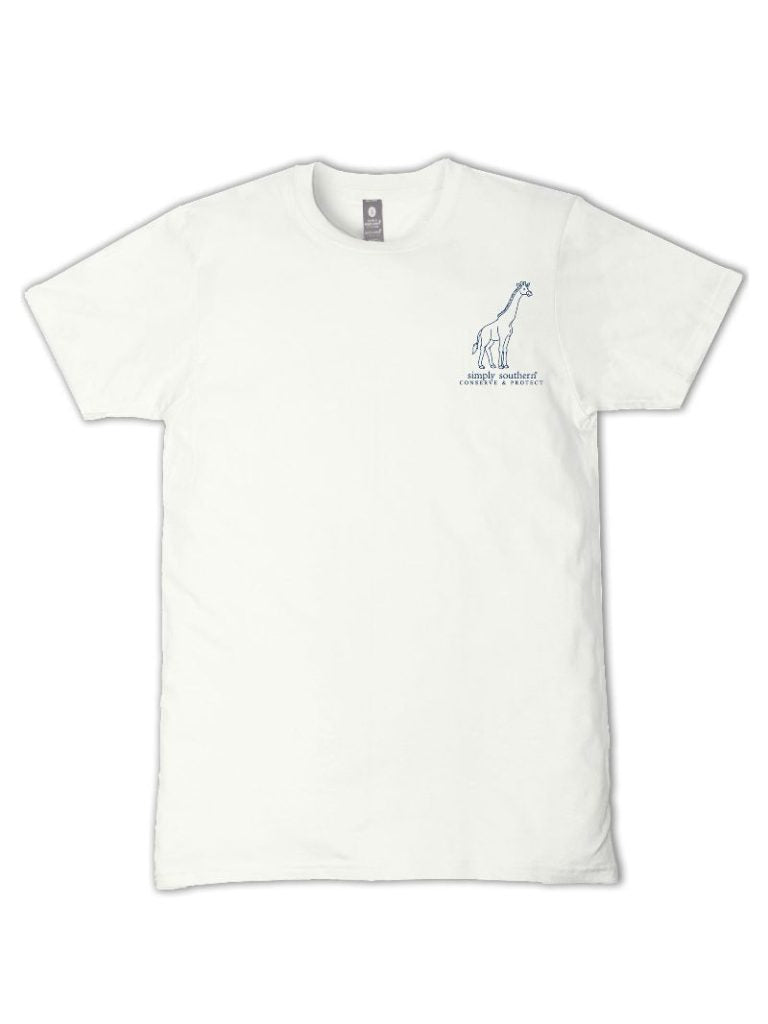 Simply Southern Giraffe Tracker Flower Oyster - Adult & Kids T-Shirts, Sweatshirts & Hoodies apparel design preview 2