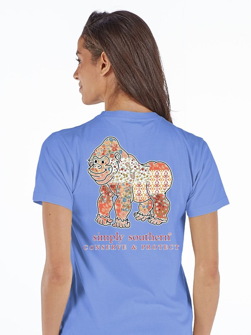 Simply Southern Gorilla Tracker Patch Wave - Adult & Kids T-Shirts, Sweatshirts & Hoodies apparel design preview 1