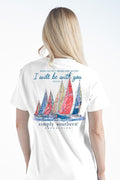 Simply Southern Deep Waters Sail - Adult & Kids T-Shirts, Sweatshirts & Hoodies apparel design preview 1
