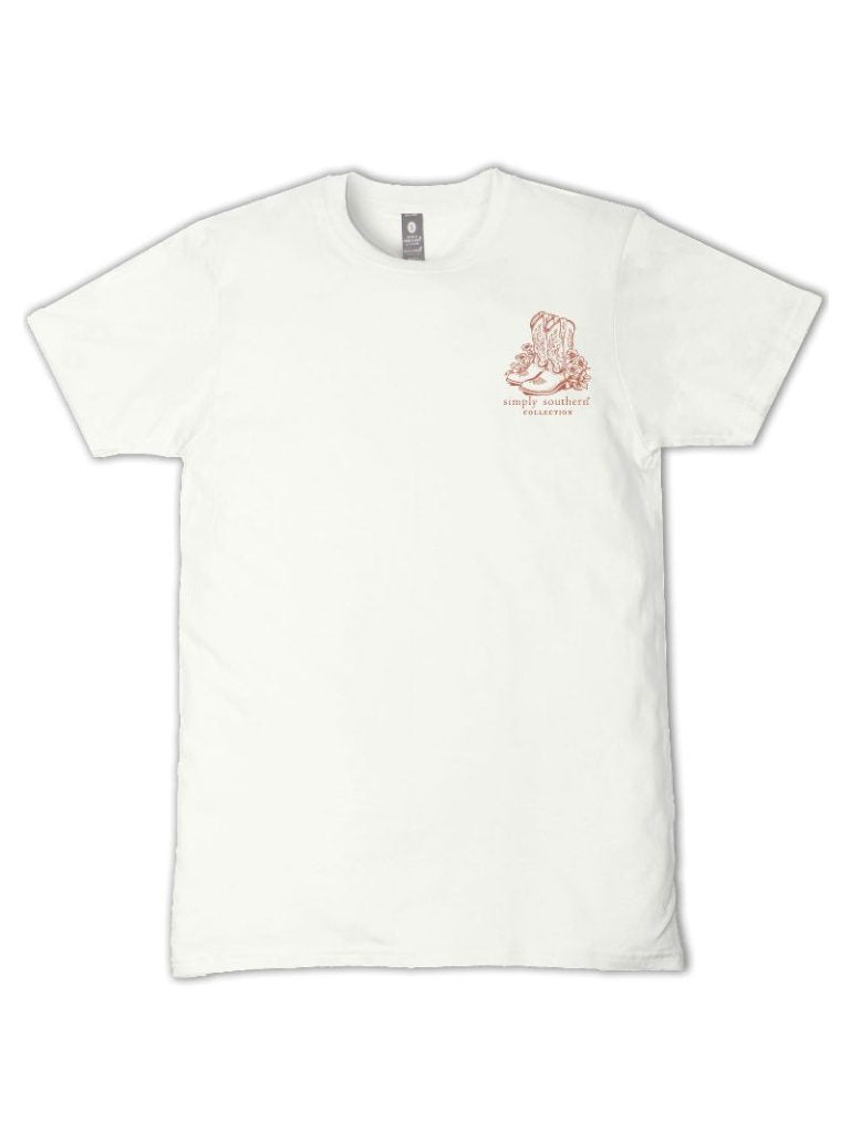 Simply Southern Wild Boots Flower - Adult & Kids T-Shirts, Sweatshirts & Hoodies apparel design preview 2