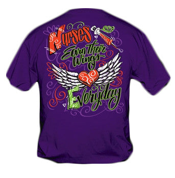 Sweet Thing Funny Nurses Wings Nurse Angel Girlie - Adult & Kids T-Shirts, Sweatshirts & Hoodies apparel design preview 1