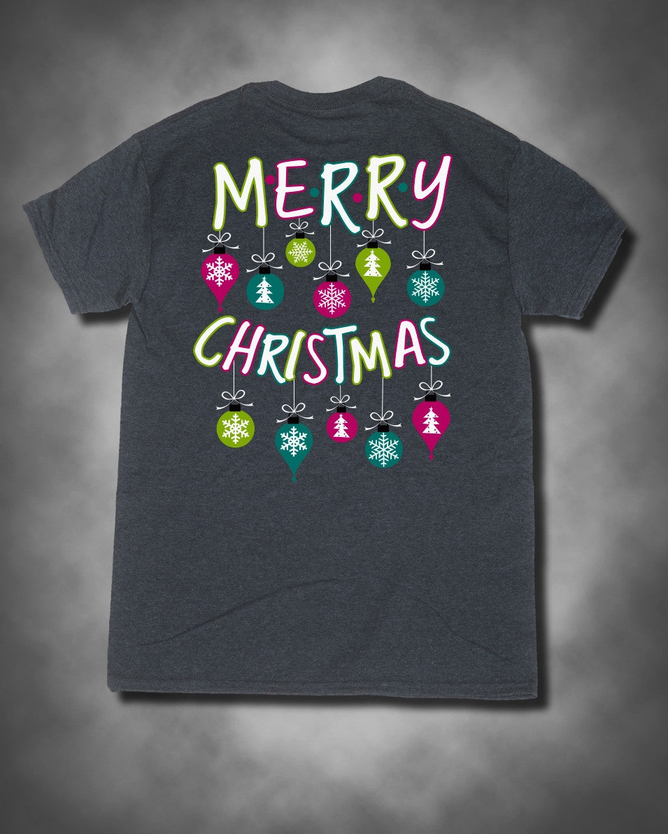 Sweet Thing Merry Christmas Xmas Ornament Girlie - Adult & Kids T-Shirts, Sweatshirts & Hoodies apparel design preview 1