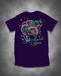 Sweet Thing Mardi Gras Feather Mask Fleur De Lis - Adult & Kids T-Shirts, Sweatshirts & Hoodies apparel design preview 1