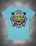 Sweet Thing Softball Mom Proud of My Girl Blue Girlie - Adult & Kids T-Shirts, Sweatshirts & Hoodies apparel design preview 1