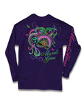 Sweet Thing Mardi Gras Feather Mask Fleur De Lis - Adult & Kids T-Shirts, Sweatshirts & Hoodies apparel design preview 1
