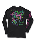 Sweet Thing Mardi Gras Feather Mask Fleur De Lis - Adult & Kids T-Shirts, Sweatshirts & Hoodies apparel design preview 1