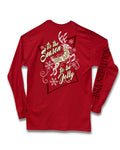 Southern Vine Tis the Season to be Jolly Happy - Adult & Kids T-Shirts, Sweatshirts & Hoodies apparel design preview 1