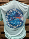 Backwoods South Waters Fishing Marlin A-4 Cooling - Adult & Kids T-Shirts, Sweatshirts & Hoodies apparel design preview 1