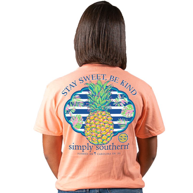 SALE Simply Southern Preppy Stay Sweet Pineapple - Adult & Kids T-Shirts, Sweatshirts & Hoodies apparel design preview 1
