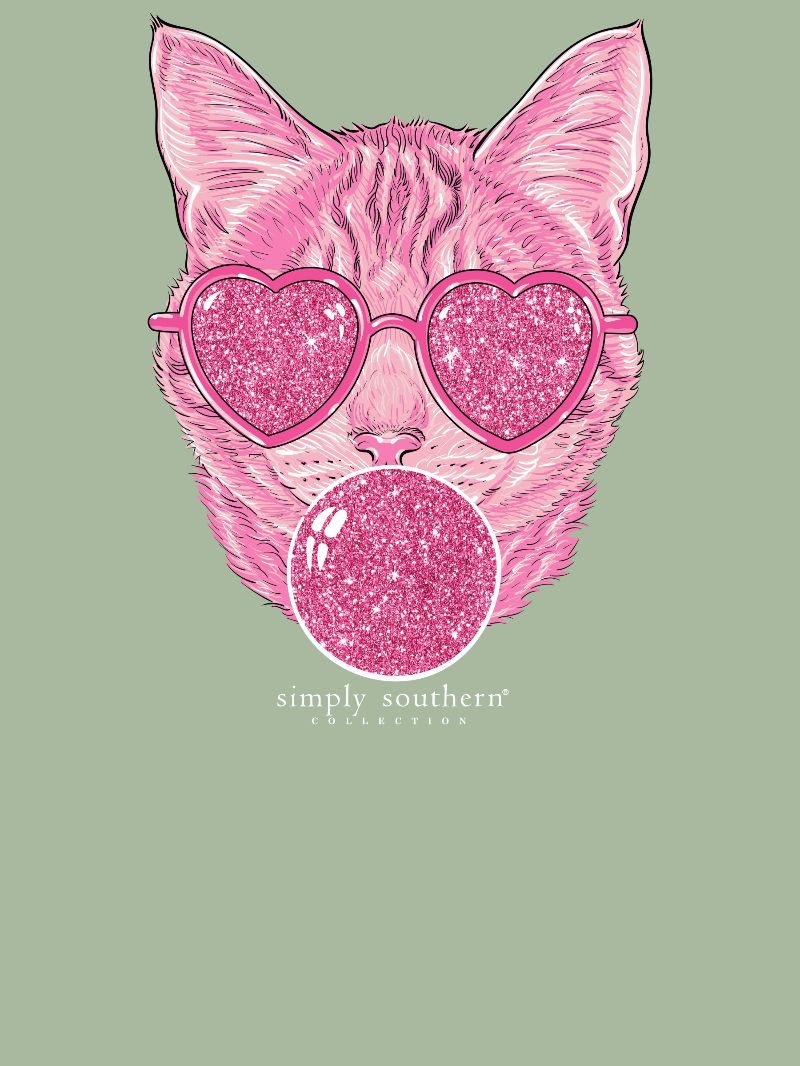 Simply Southern Sparkle Cat Crew - Adult & Kids T-Shirts, Sweatshirts & Hoodies apparel design preview 2