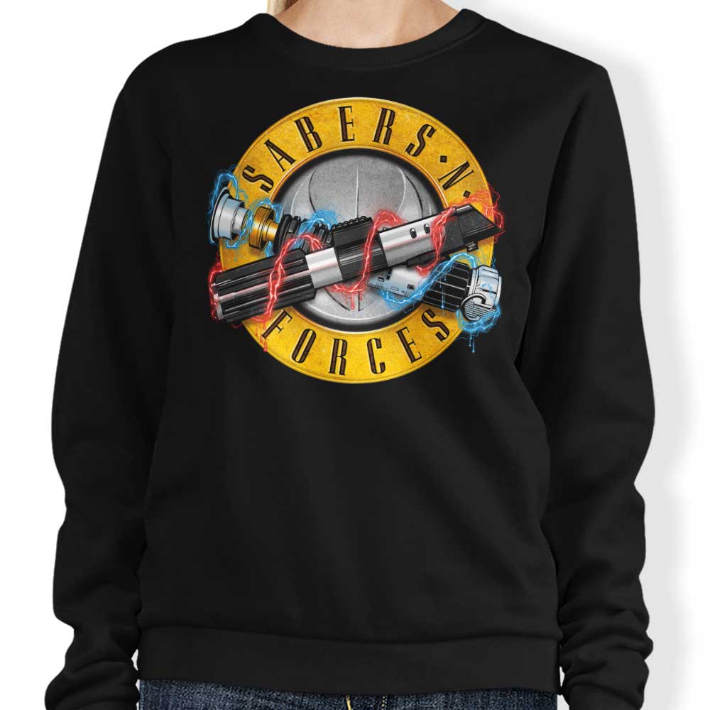 Sabers N' Forces - Adult & Kids T-Shirts, Sweatshirts & Hoodies apparel design preview 1