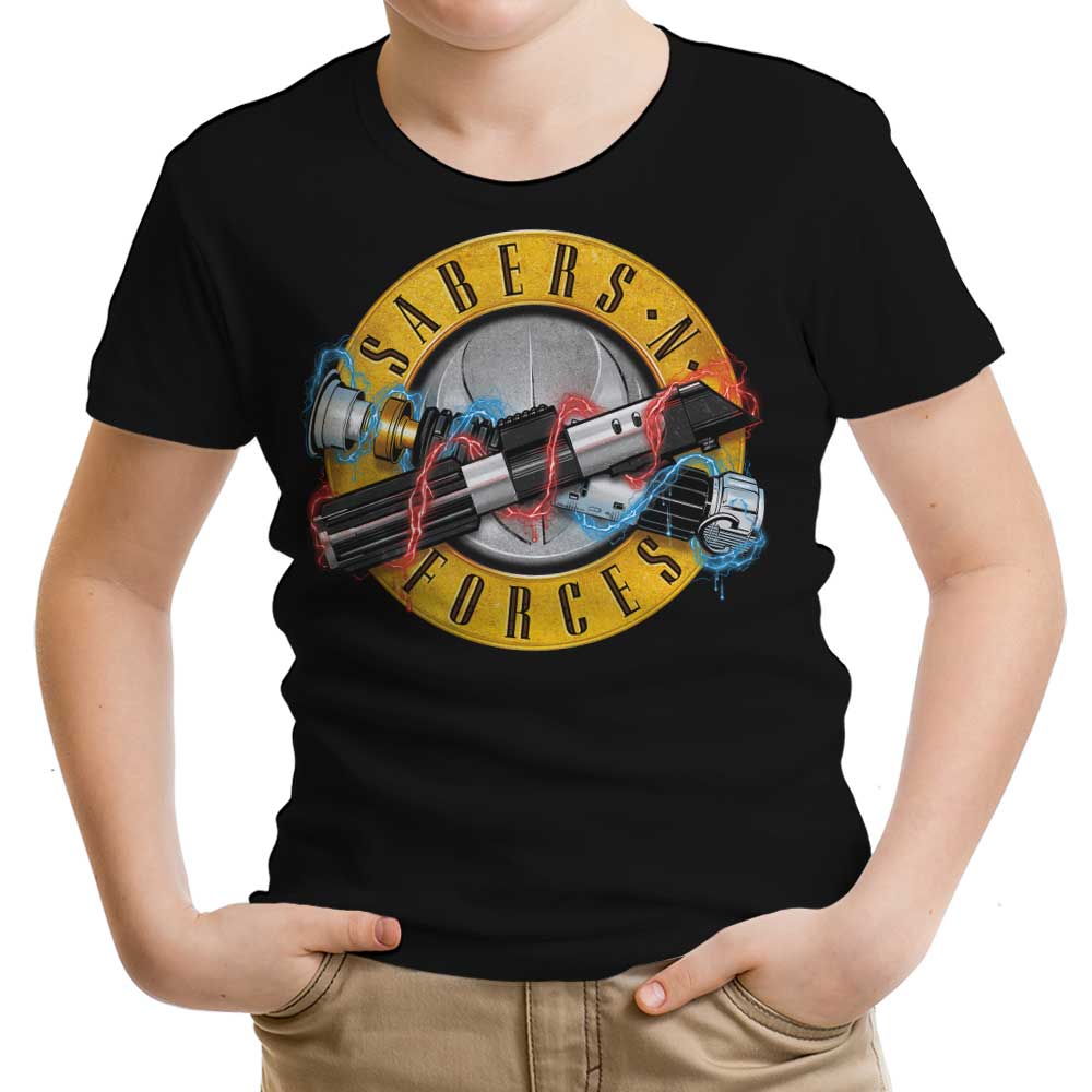 Sabers N' Forces Youth Apparel - Adult & Kids T-Shirts, Sweatshirts & Hoodies apparel design preview 1