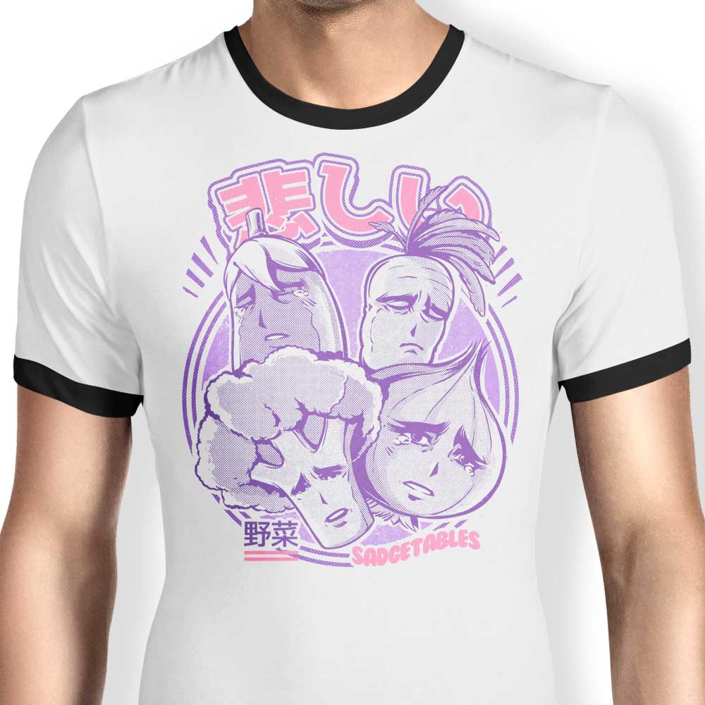 Sadgetables Ringer - Adult & Kids T-Shirts, Sweatshirts & Hoodies apparel design preview 1