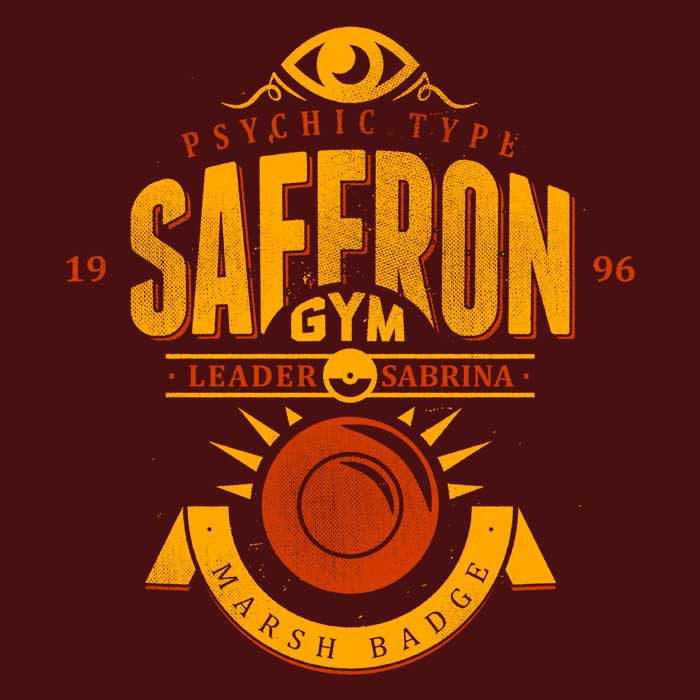 Saffron City Gym Youth Apparel - Adult & Kids T-Shirts, Sweatshirts & Hoodies apparel design preview 2