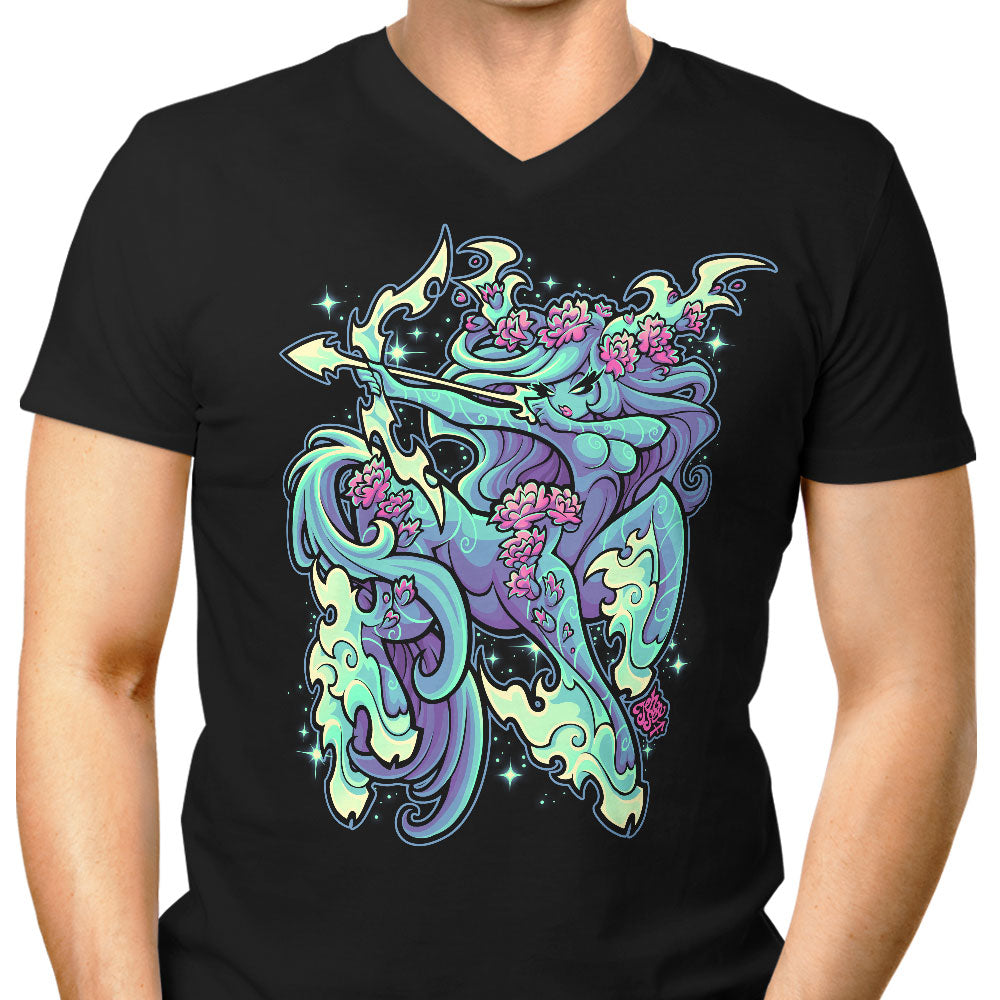 Sagittarius Men's V-Neck - Adult & Kids T-Shirts, Sweatshirts & Hoodies apparel design preview 1