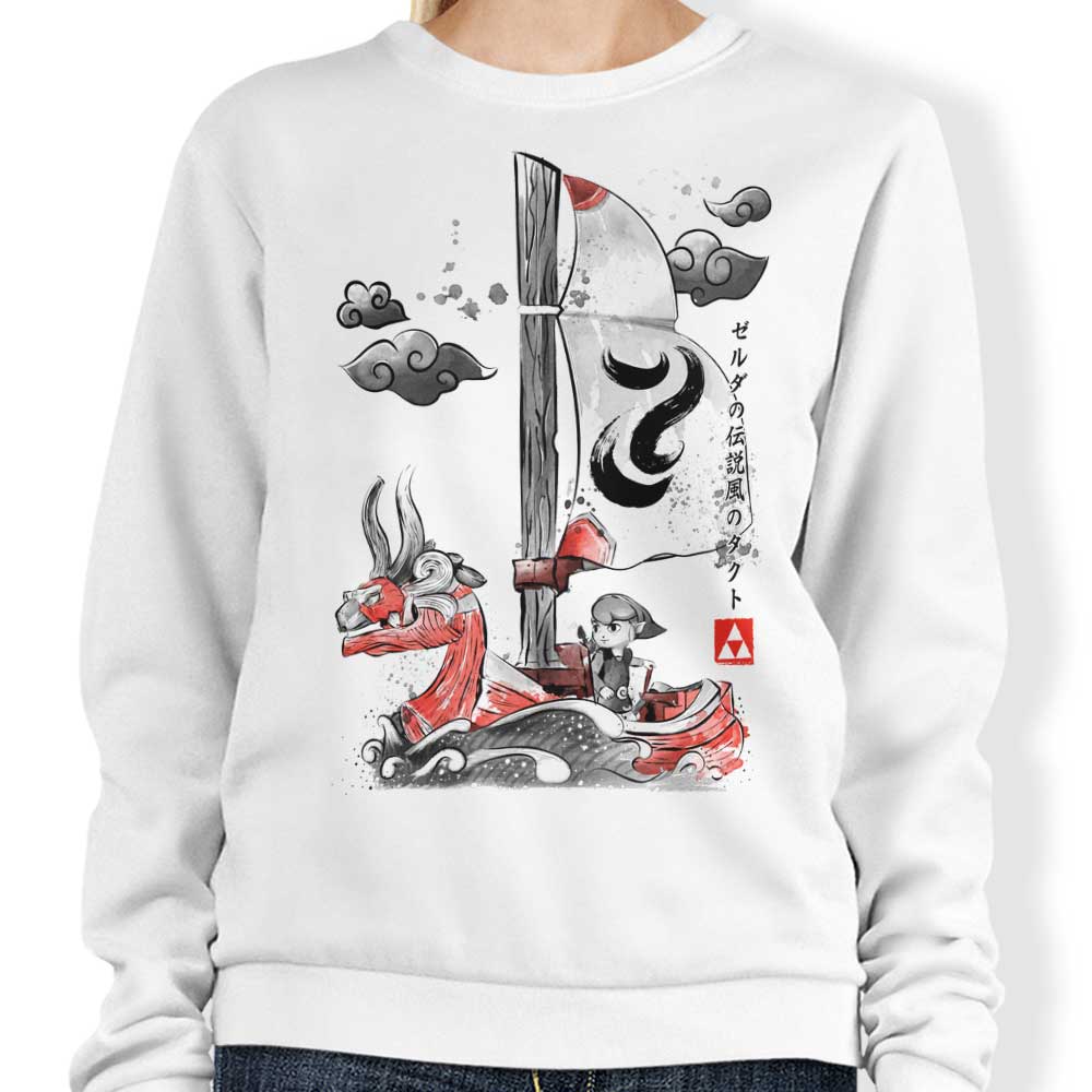 Sailing with the Wind - Adult & Kids T-Shirts, Sweatshirts & Hoodies apparel design preview 1