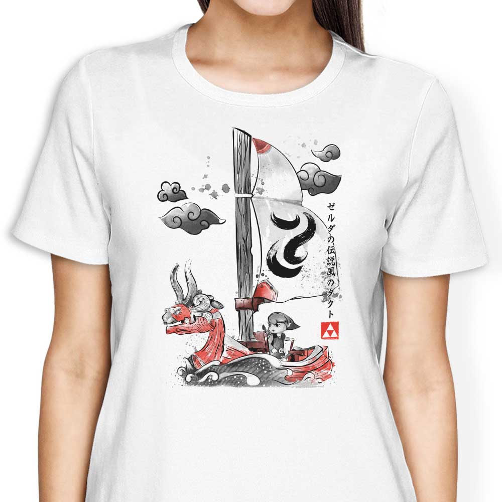 Sailing with the Wind Women's Apparel - Adult & Kids T-Shirts, Sweatshirts & Hoodies apparel design preview 2