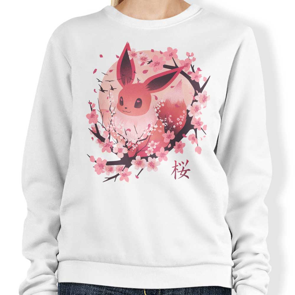 Sakura Eevee - Adult & Kids T-Shirts, Sweatshirts & Hoodies apparel design preview 1