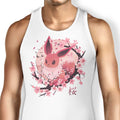 Sakura Eevee Tank Top - Adult & Kids T-Shirts, Sweatshirts & Hoodies apparel design preview 1
