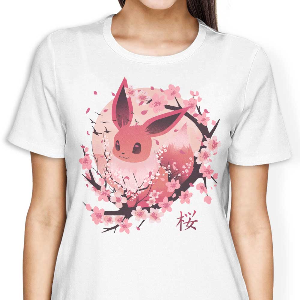 Sakura Eevee Women's Apparel - Adult & Kids T-Shirts, Sweatshirts & Hoodies apparel design preview 1