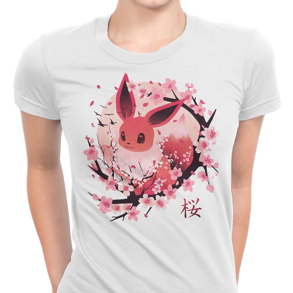 Sakura Eevee Women's Apparel - Adult & Kids T-Shirts, Sweatshirts & Hoodies apparel design preview 2