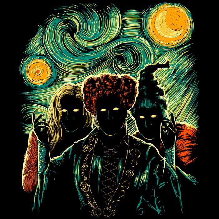 Salem Night Women's Apparel - Adult & Kids T-Shirts, Sweatshirts & Hoodies apparel design preview 2