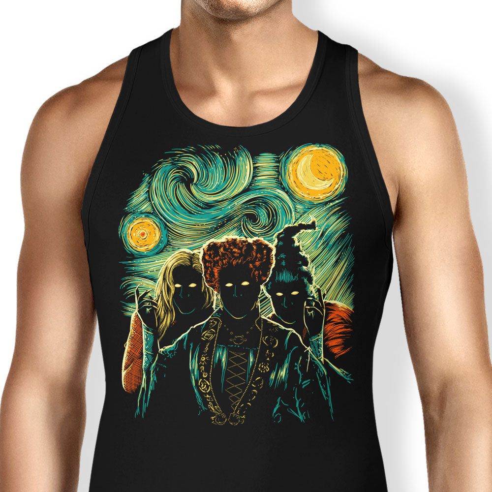 Salem Night Tank Top - Adult & Kids T-Shirts, Sweatshirts & Hoodies apparel design preview 1