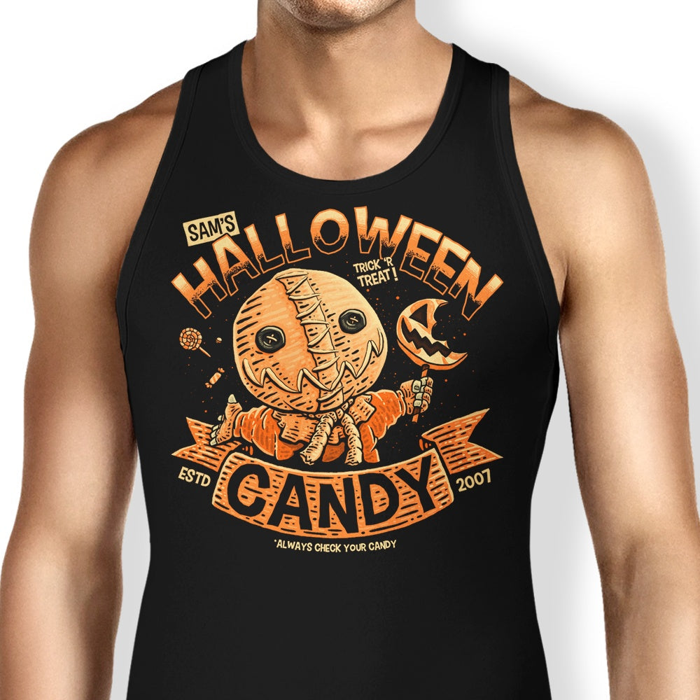 Sam's Candy Tank Top - Adult & Kids T-Shirts, Sweatshirts & Hoodies apparel design preview 1