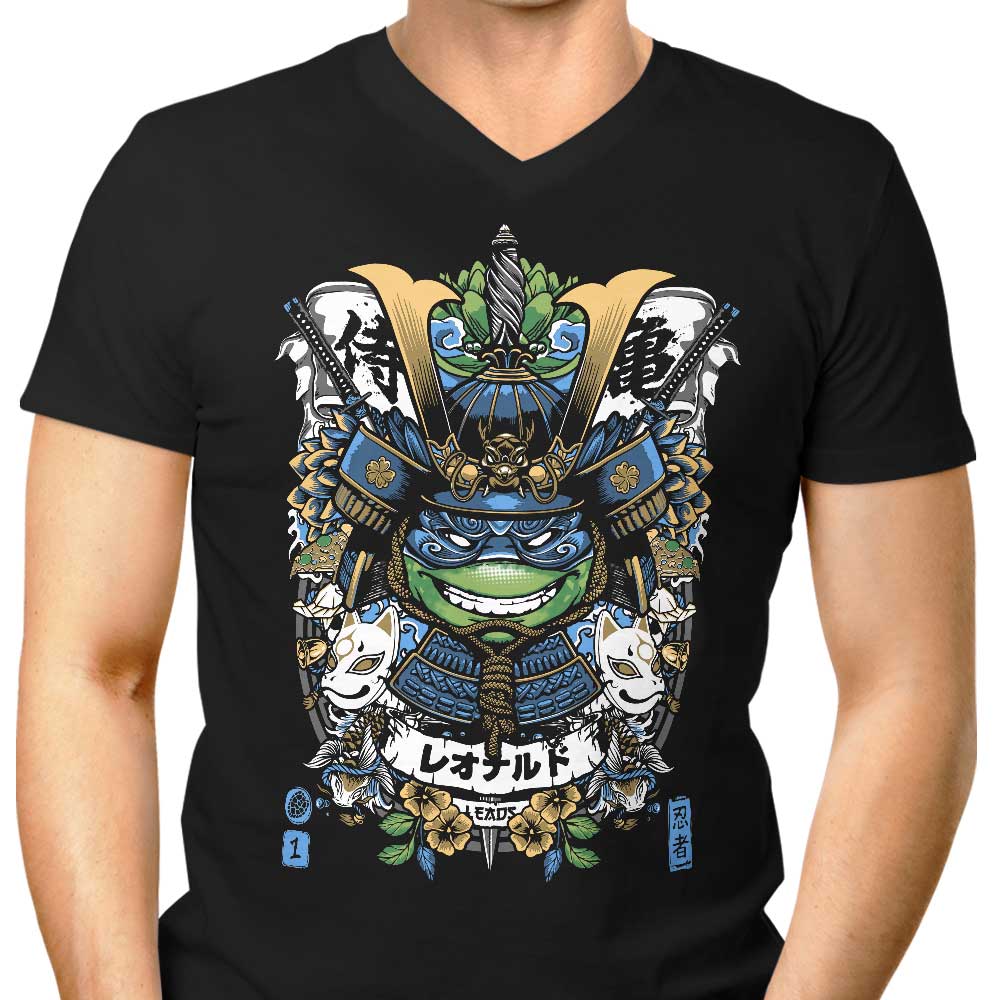 Samurai Leader Men's V-Neck - Adult & Kids T-Shirts, Sweatshirts & Hoodies apparel design preview 1