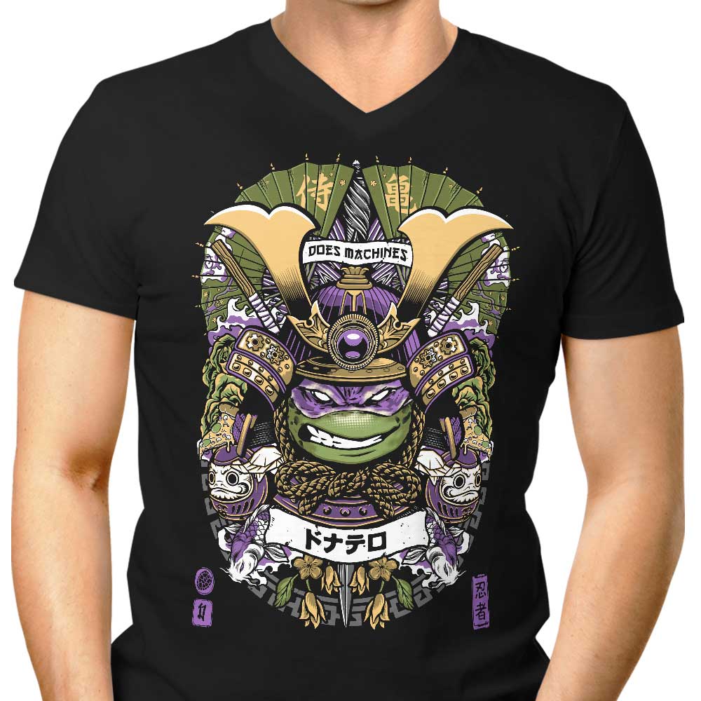 Samurai Machinist Men's V-Neck - Adult & Kids T-Shirts, Sweatshirts & Hoodies apparel design preview 1