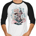 Samurai of Time 3/4 Sleeve Raglan - Adult & Kids T-Shirts, Sweatshirts & Hoodies apparel design preview 1