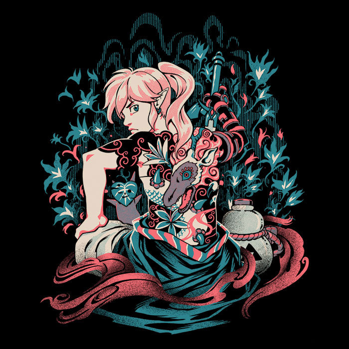 Samurai of Time - Adult & Kids T-Shirts, Sweatshirts & Hoodies apparel design preview 2