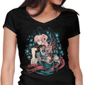 Samurai of Time Women's V-Neck - Adult & Kids T-Shirts, Sweatshirts & Hoodies apparel design preview 1