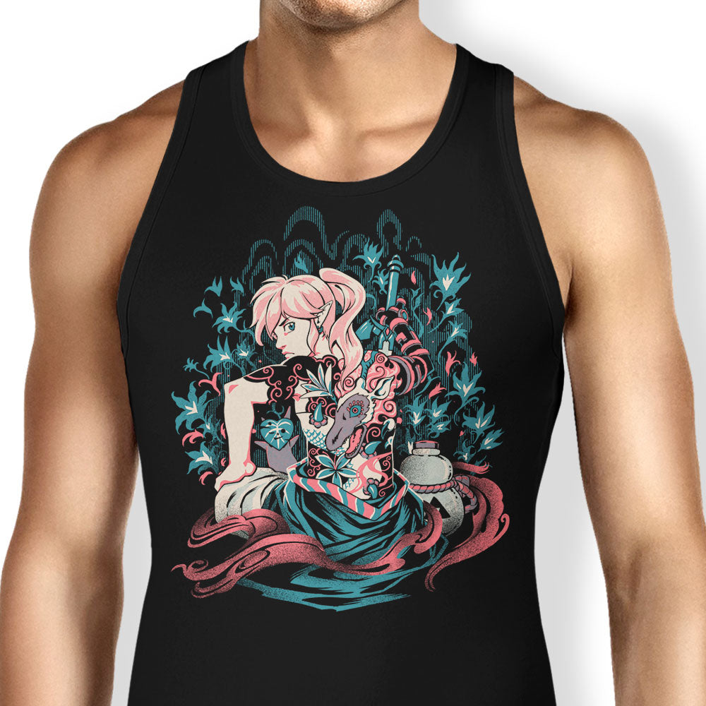 Samurai of Time Tank Top - Adult & Kids T-Shirts, Sweatshirts & Hoodies apparel design preview 1