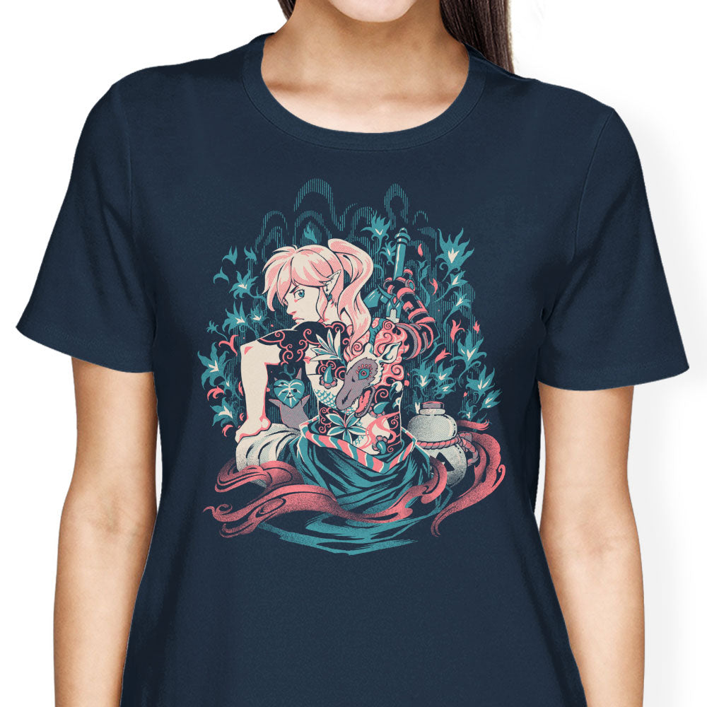 Samurai of Time Women's Apparel - Adult & Kids T-Shirts, Sweatshirts & Hoodies apparel design preview 2