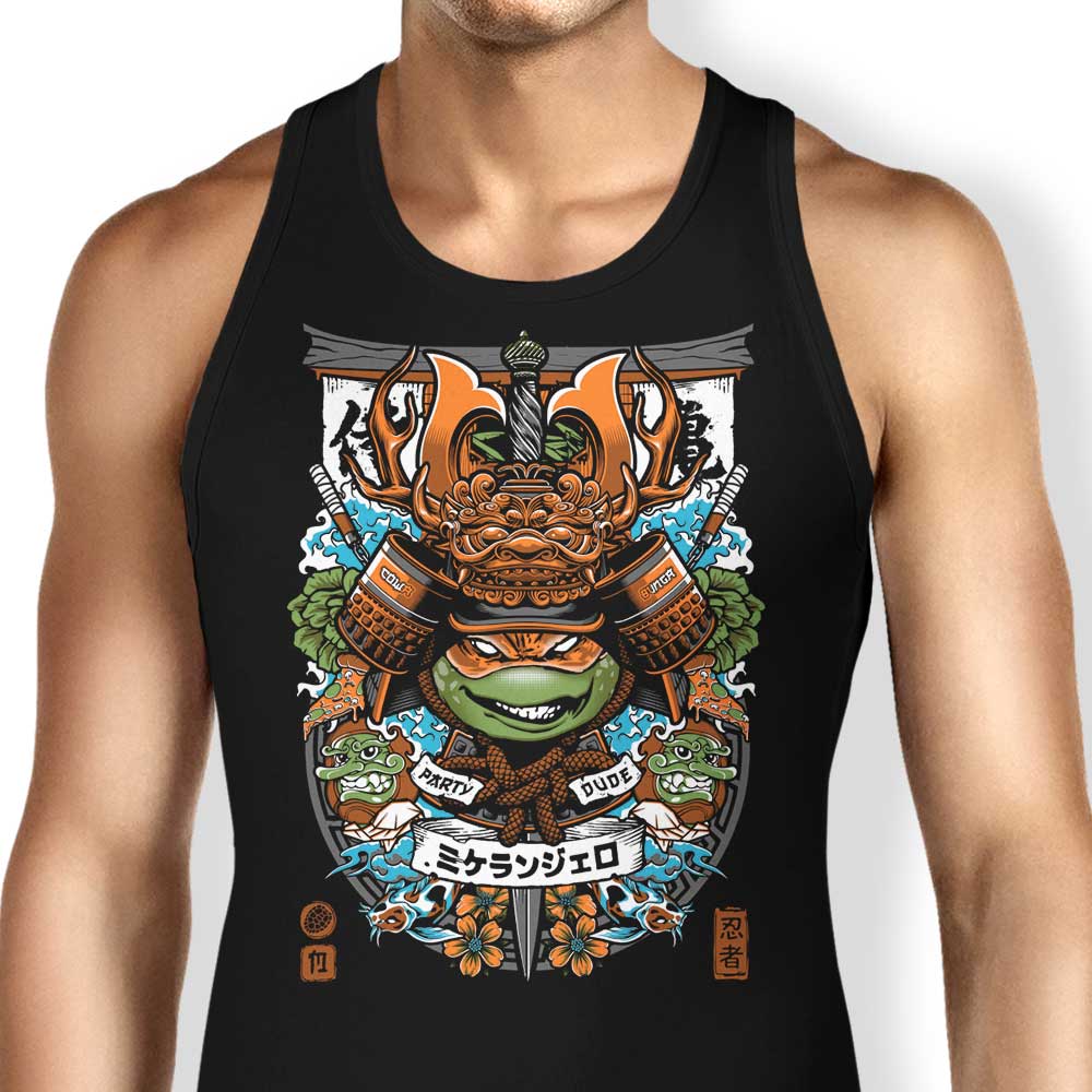 Samurai Partier Tank Top - Adult & Kids T-Shirts, Sweatshirts & Hoodies apparel design preview 1