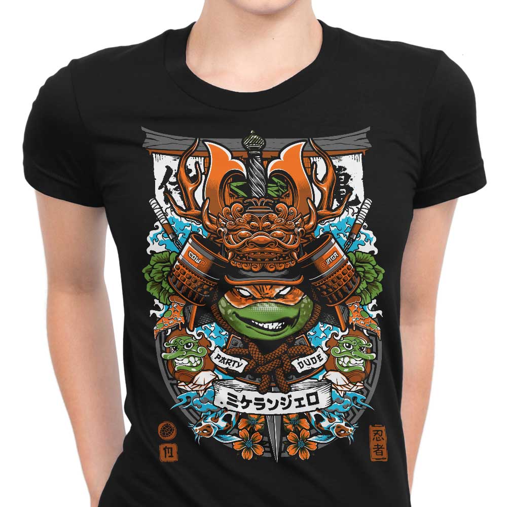 Samurai Partier Women's Apparel - Adult & Kids T-Shirts, Sweatshirts & Hoodies apparel design preview 1