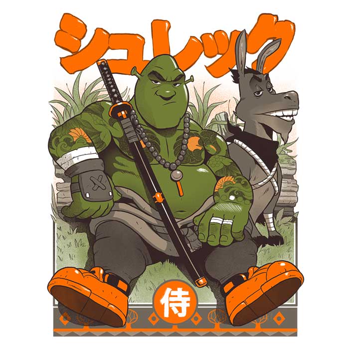 Samurai Shurekku Men's Apparel - Adult & Kids T-Shirts, Sweatshirts & Hoodies apparel design preview 2